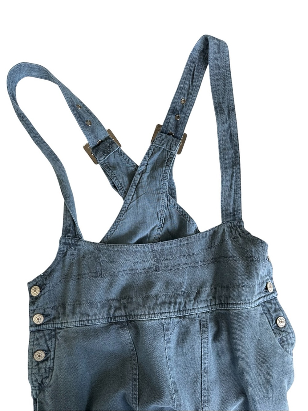 Free People | We The Free • Felix Tapered Overalls Flint Stone Blue - Picture 7 of 14